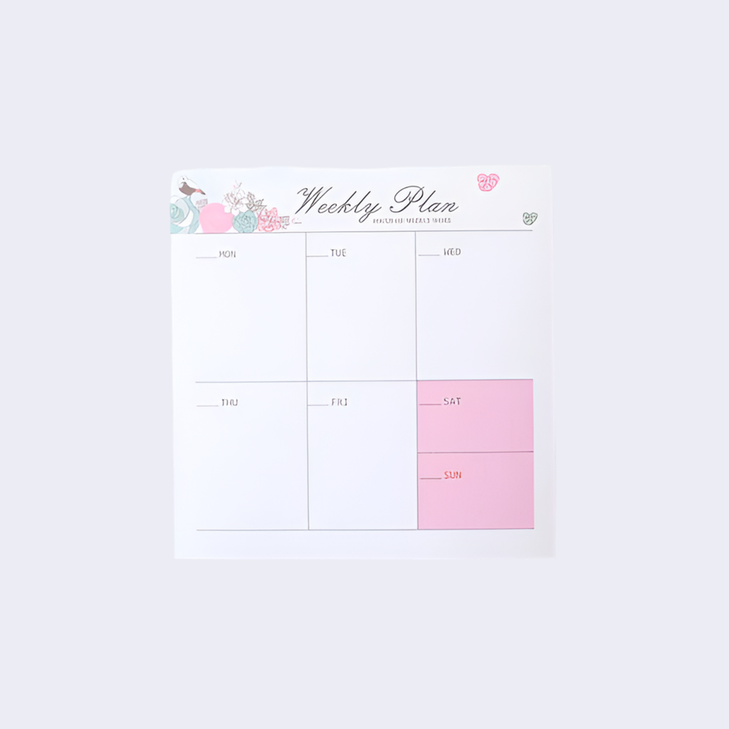 Bb-Mini weekly Planner