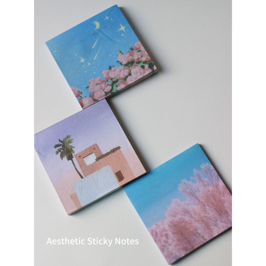 Aesthetic Imported Sticky notes- Printed Premium quality