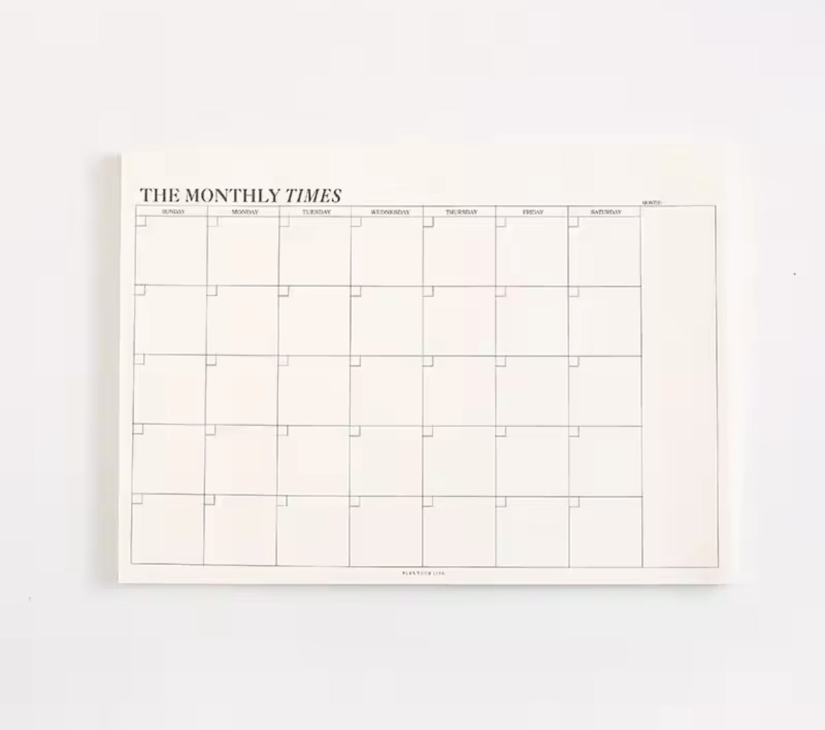 BB-Monthly Planner