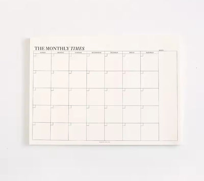 BB-Monthly Planner