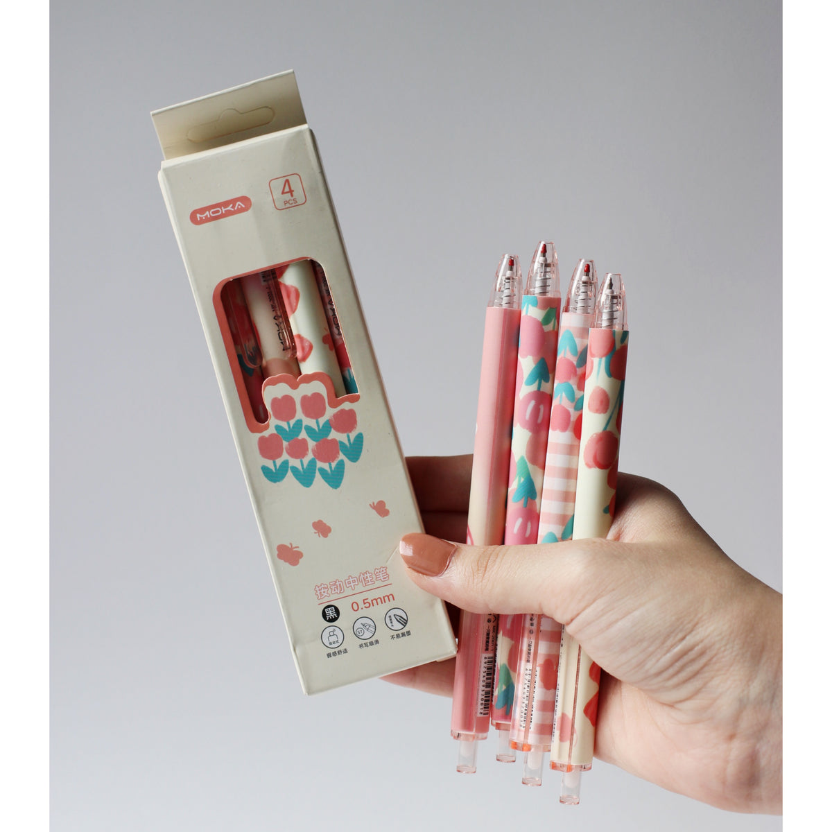 Aesthetic Imported  Gel Pen Pack(High quality fluent working pen nibs)
