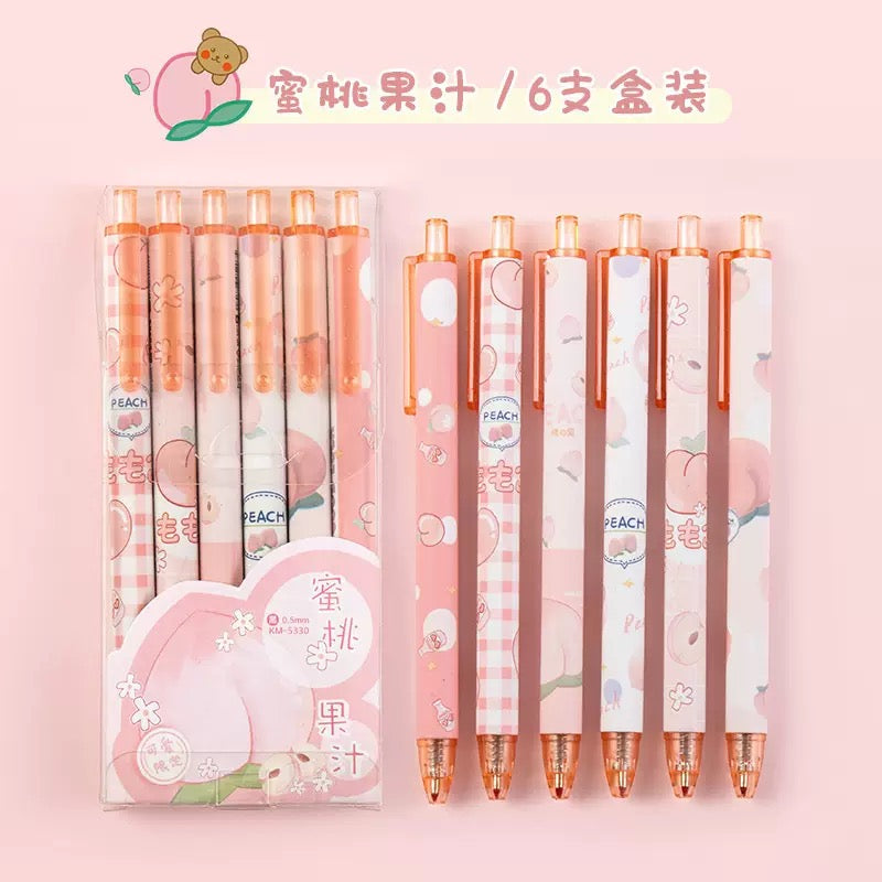 Premium pack of 6 pens