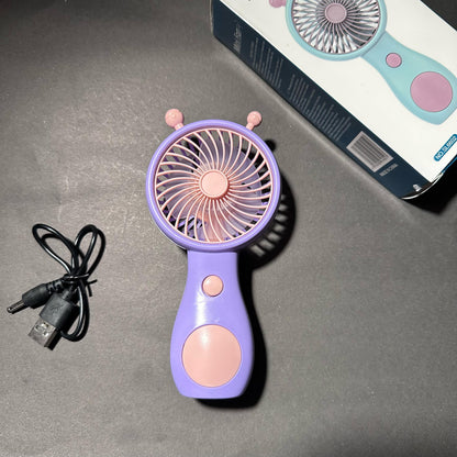 BB Portable Cute Mini Cartoon USB Charging Fan