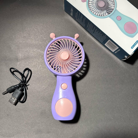 BB Portable Cute Mini Cartoon USB Charging Fan