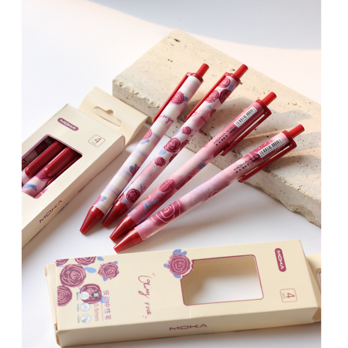 Aesthetic Gel Pen Pack(High quality fluent working pen nibs)