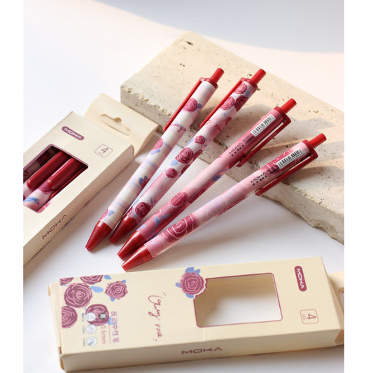 Aesthetic Gel Pen Pack(High quality fluent working pen nibs)
