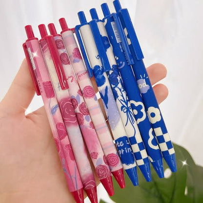 Aesthetic Gel Pen Pack(High quality fluent working pen nibs)