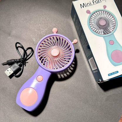 BB Portable Cute Mini Cartoon USB Charging Fan