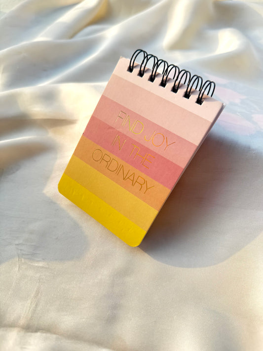 Mini pocket sized lined draft pad