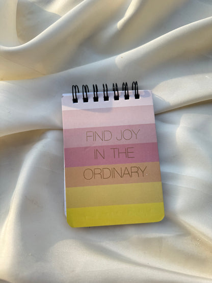 Mini pocket sized lined draft pad