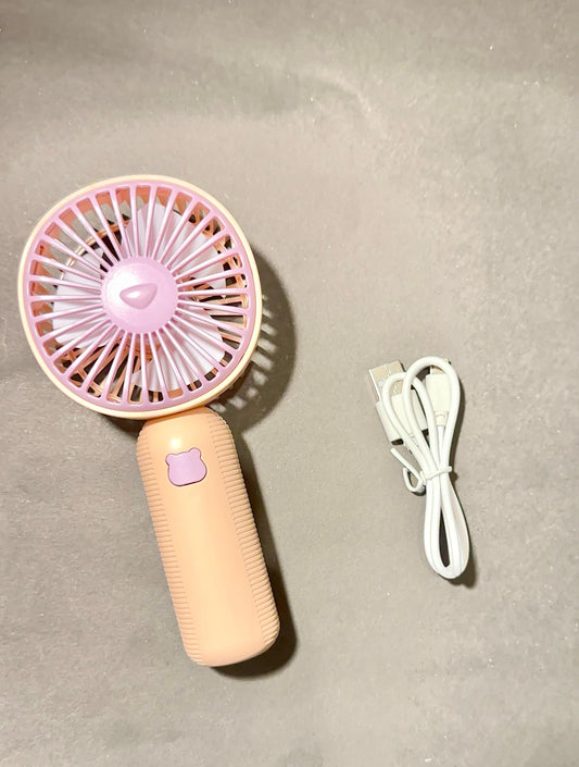 BB Portable Handheld Fan Personal Fan USB Charging Hand Fan Compact And Powerful Portable Fan