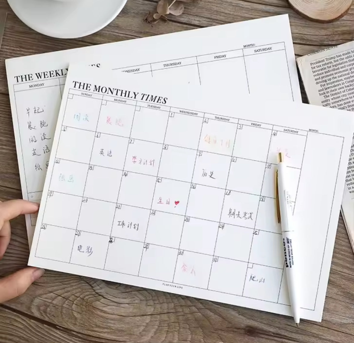 BB-Monthly Planner