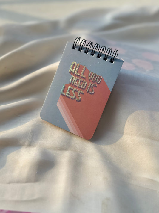 Mini pocket sized lined draft pad