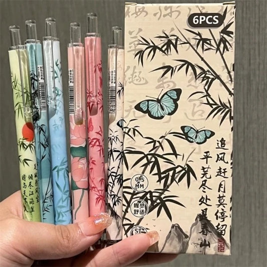 Bb-butterfly themed Gel Pens