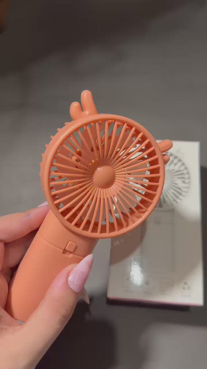BB Handheld Mini Fan, Hand Fan, Portable Battery Powered Pocket Fan