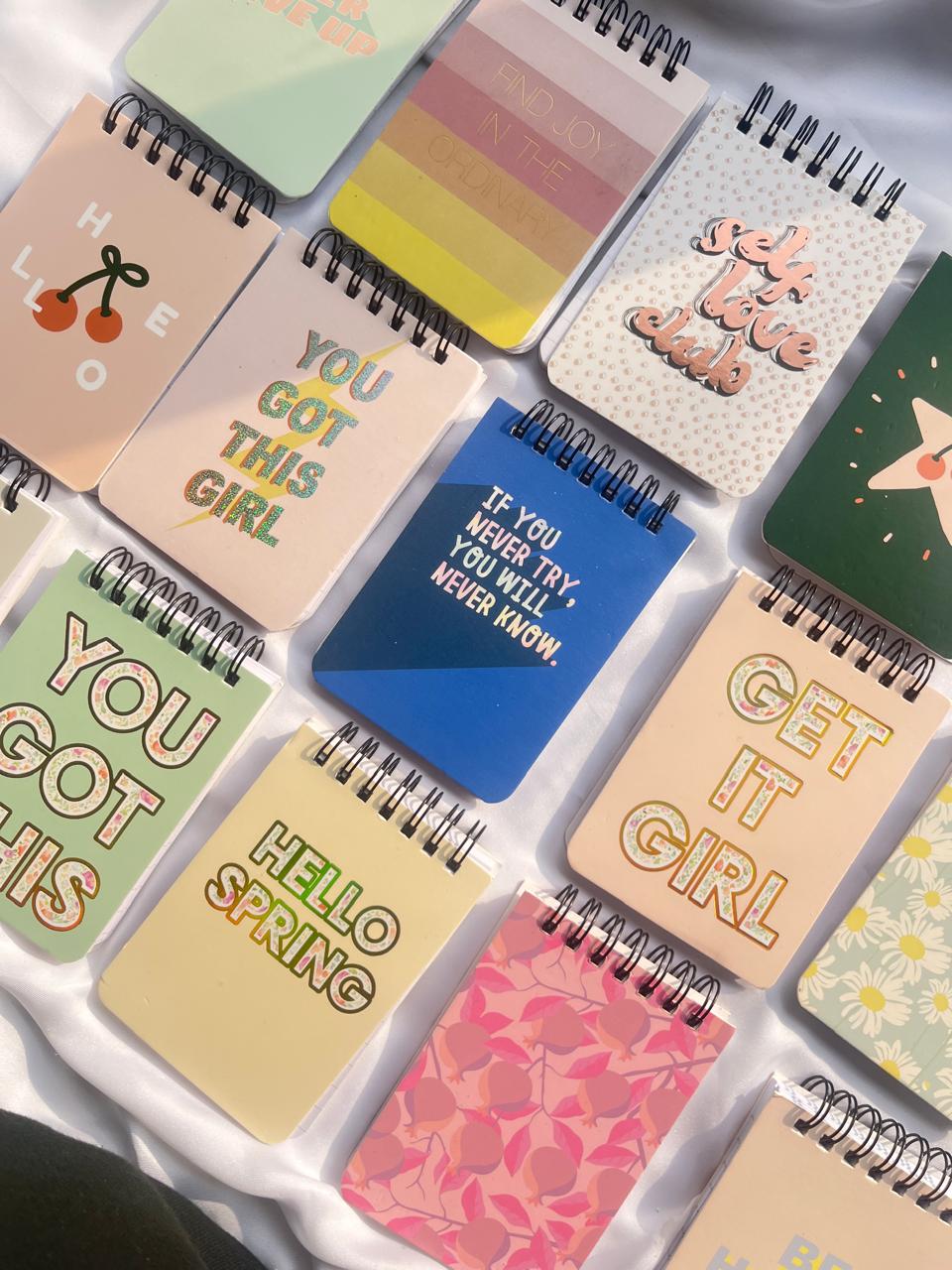 Mini pocket size diaries